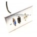 Placa Tapa Vga + HDMI 1.4 (4k) pigtail + USB 2.0 tipo B Aluminio